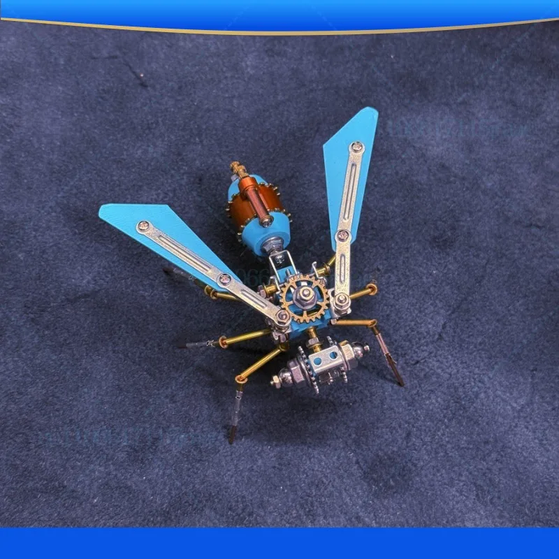Steampunk Mechanical Insect Small Fruit Fly Metal Assembling Model Creative Handmade DIY Making Holiday Gifts