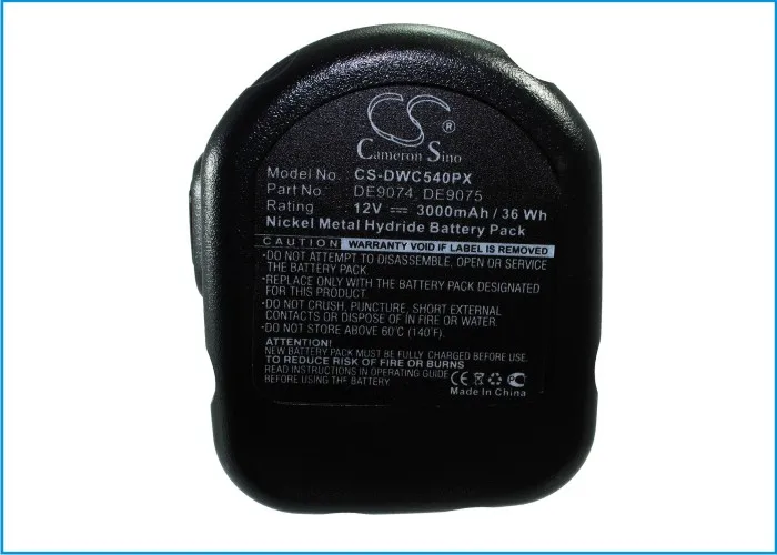 

CS 3000mAh Battery For DW974KQ DW975B DW975K DW976K DW977B DW977K DW979 DW979K DW979K-2 DW979K2-BR DW980 DW980K-2