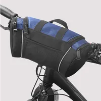 Cycling Bag 5L MTB Handlebar Pannier Bicycle Front Tube Frame Pocket Cycle Biking Luggage Storage Hand Shoulder Carry