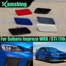 Car Front Bumper Headlight Washer Cover For Subaru Impreza WRX /STI 11th Head lamp Spray Nozzle Jet Lid