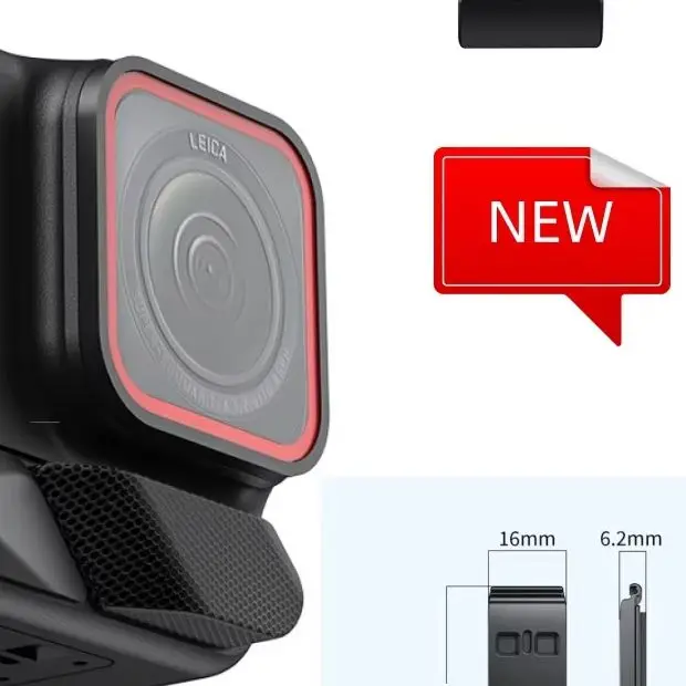 

Aluminum Alloy Shooting Magnetic Quick-release Battery Side Interface Cover for Insta360 Ace Pro 2 Vertical Replacement