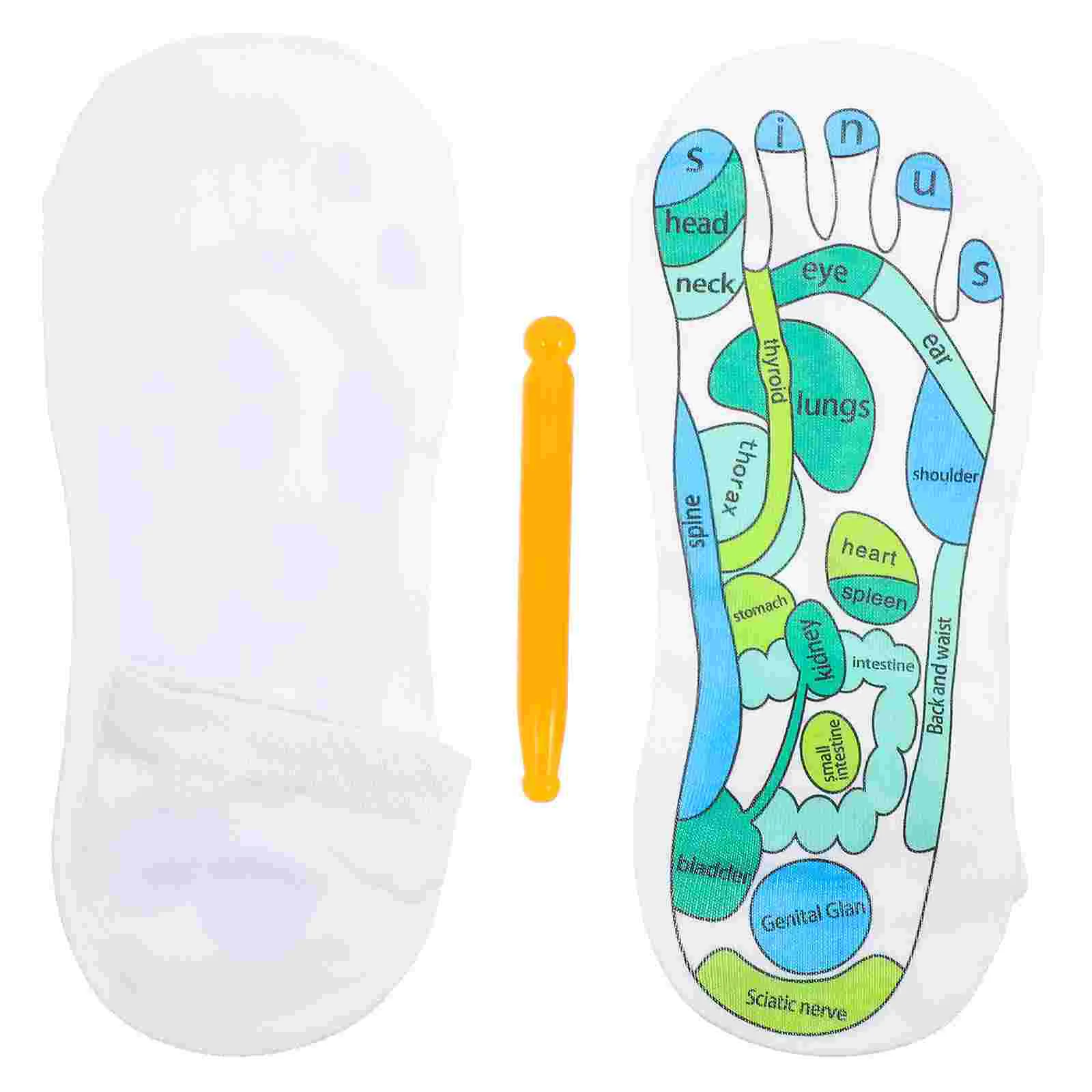 Socks Foot Massage Reflexology Tools Acupressure Acupoint Shaping 20X10CM Printed Household Lovers