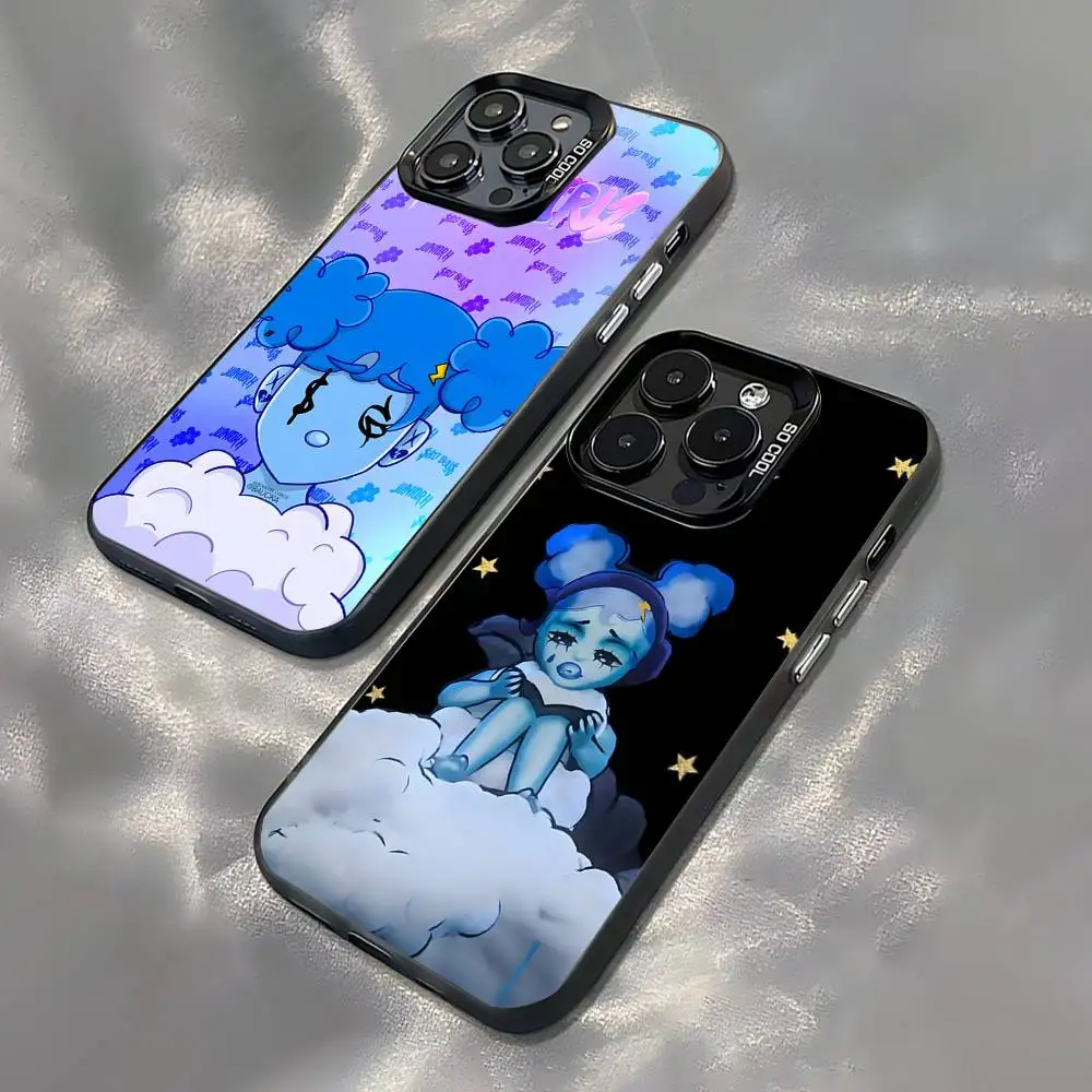 

J-Junior H Sad Girl For Black Candy Matte Cover iPhone 17,16,15,14,13,12,11,Mini,Pro,E,SE4,XS,MAX