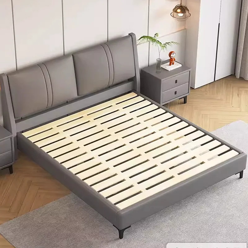 Wooden Luxury Bed Bedroom Baby Queen Children Double Floor Design Sleeping Bed Princess Letto Matrimoniale Modern Furniture