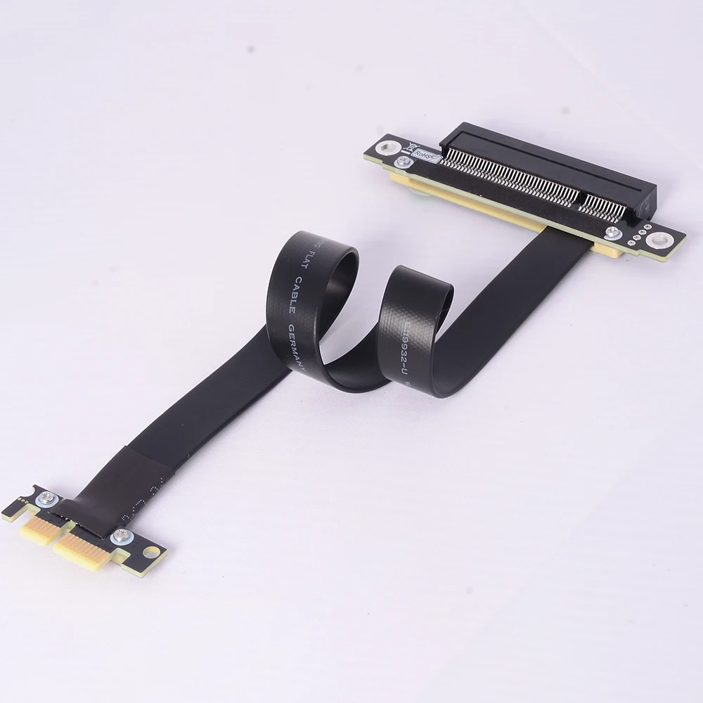 كابل تمديد ADT-Link PCIe 4.0 X1 إلى X8 بسرعة 16 جيجابت في الثانية كابل توسيع PCI Express لترقية أجهزة الكمبيوتر #1