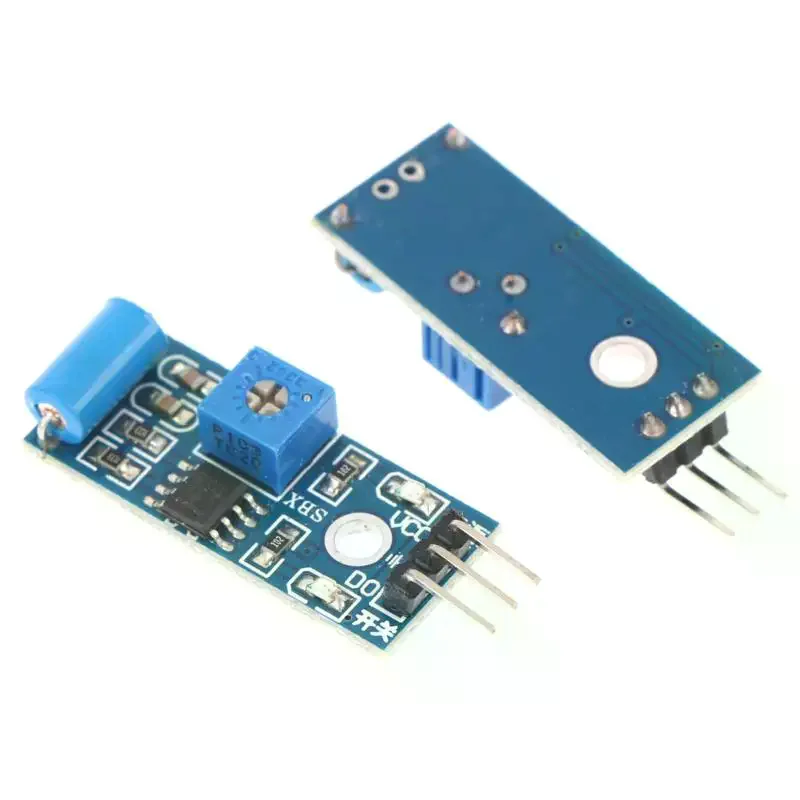 2/4/6Pcs Normally Closed Vibration Sensor Module Adjustable Sensitivity Switch Detection Board DIY Projects