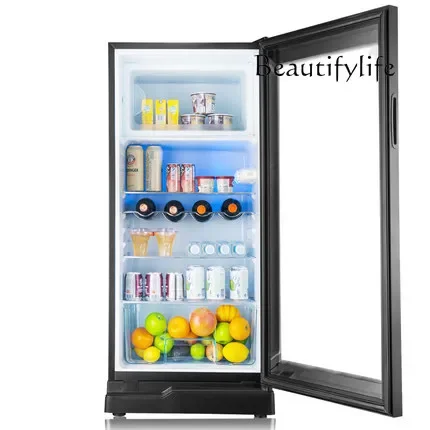 Ice Bar Small Refrigerator Household Tea Fresh-keeping Cabinet Refrigerated Freezer Beverage Living Room Office