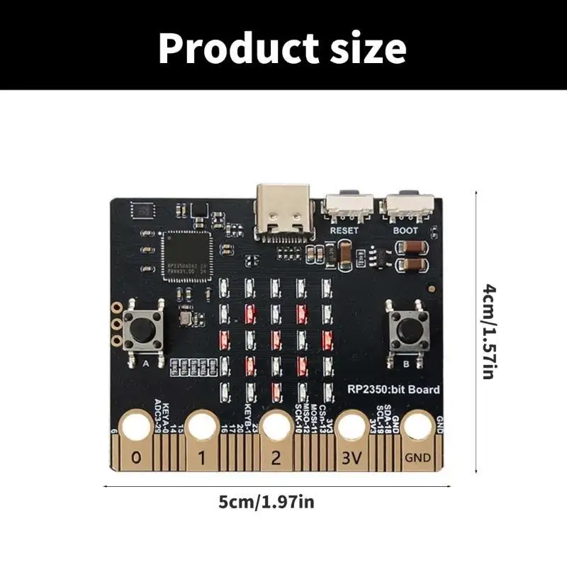 Placa microcontroladora inovadora Y1UB RP2350bit para eletrônica e robótica DIY