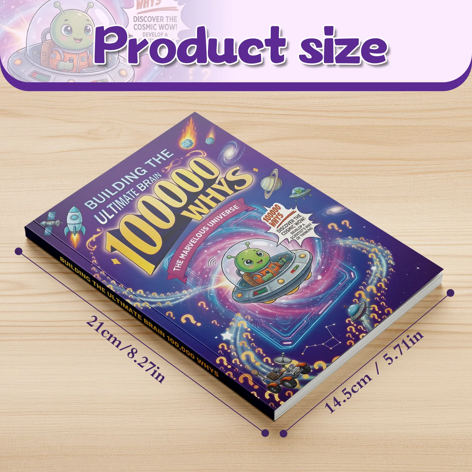 100000 Why Questions: The Marvelous Universe—Space & Astronomy Science Book for Kids & Teens, STEM Facts