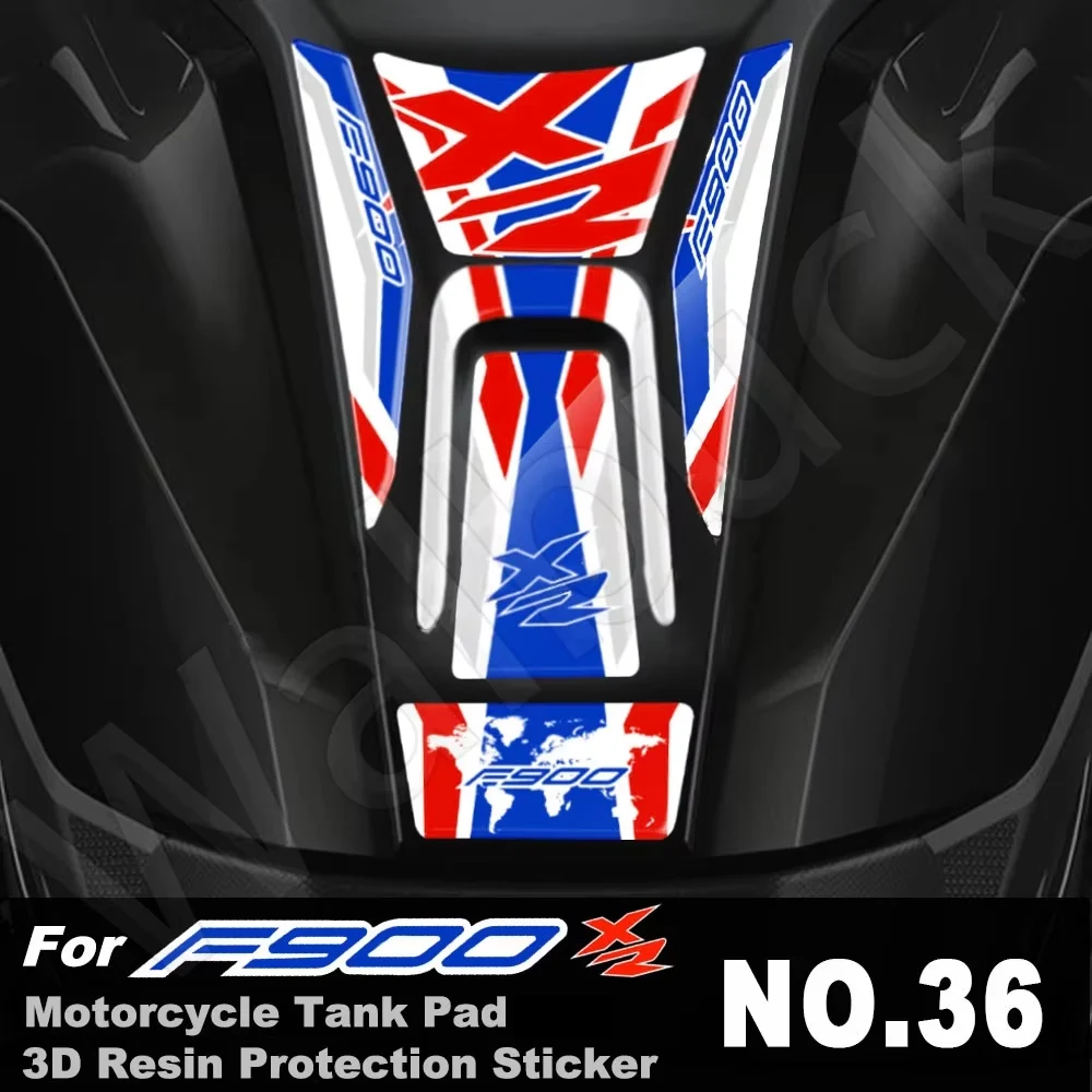 3D Motorcycle Fuel Tank Pad Sticker Gas Oil Cover Decal Protector Accessories Waterproof For F900XR F900 XR F 900 XR 2020-23