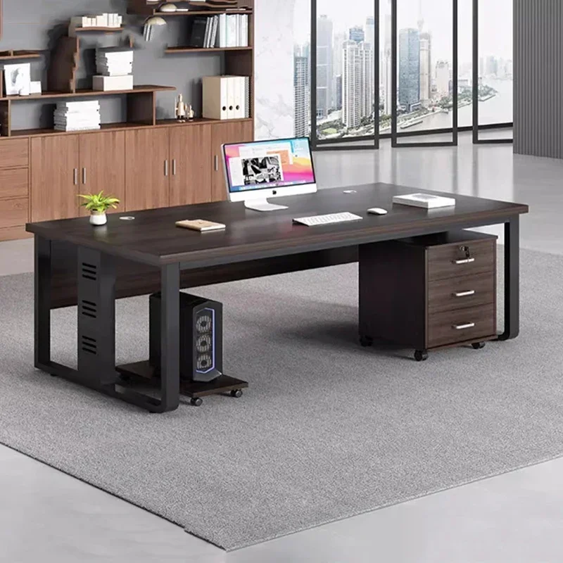 Modern Corner Executive Desk Gaming Room Makeup Student Office Desk Accessories Table   Home Furniture