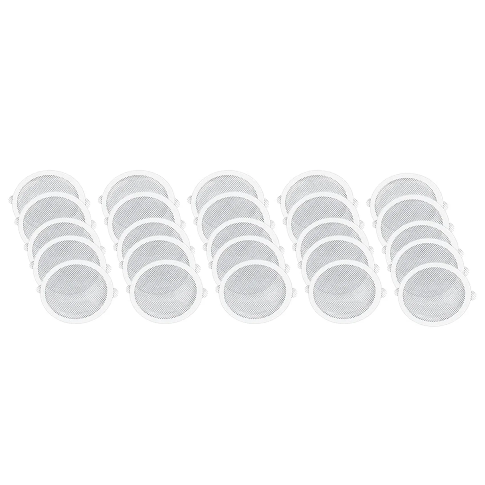 ABUL-100 Pcs Disposable Shower Drain Hair Catcher Mesh Stickers, Anti Clogging Floor Sink Strainer, Shower Drain Dog Hair