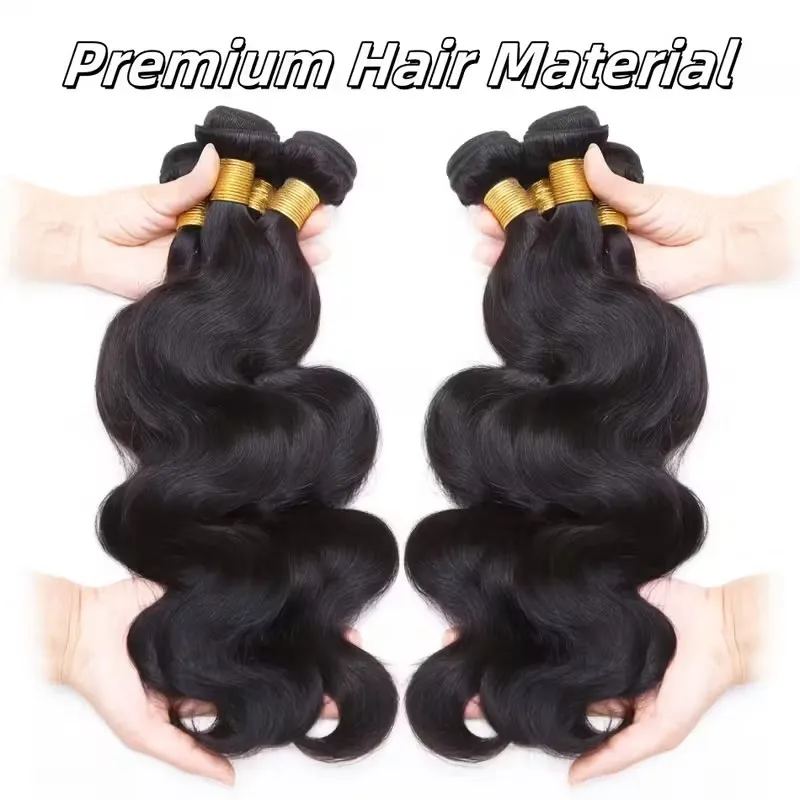 26 28 30인치 바디 웨이브 1 3 4 번들 브라질 레미 100% 미가공 천연 인모 웨이브 더블 번들 붙임머리