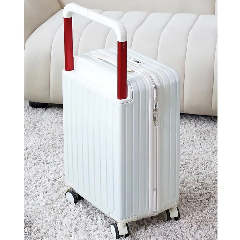 Wide Handle Suitcase Large Capacity Luggage Zipper Suitcases on Wheels Carry-Ons Trolley Case 20 22 24 26 inch