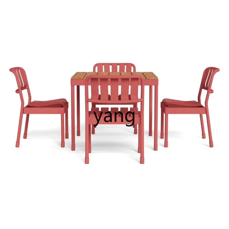 LMM outdoor tables and chairs courtyard villa garden outdoor leisure chairs dining table and chairs