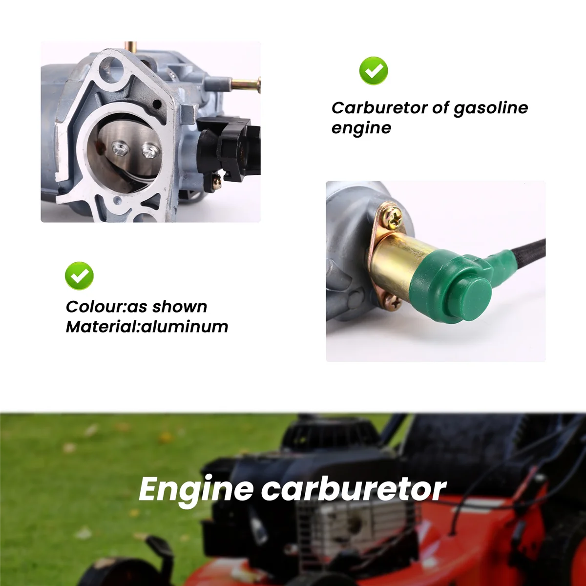 جديد المكربن Carb صالح 6500 واط لهوندا GX240 8HP GX270 9HP GX340 11HP GX390 13HP مولد محمول 182F 188F Ex6500 Ex5000