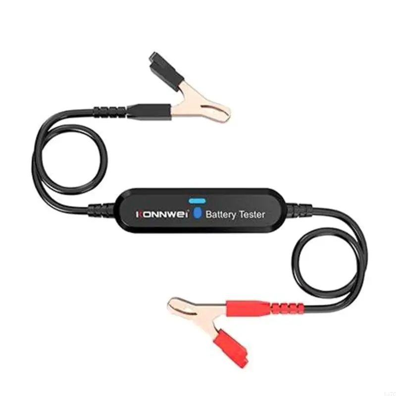 

547C Car Battery Check Tester 6V-12V Auto Battery Load Tester 100-2000CCA Charging Cranking System Diagnostic Tester Compact