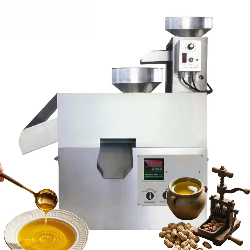 Groundnut Soybean Sesame Oil Make Mill Expelling Press Extraction Machine Vegetable Oil Palm Olive Cereal Oil Extractor