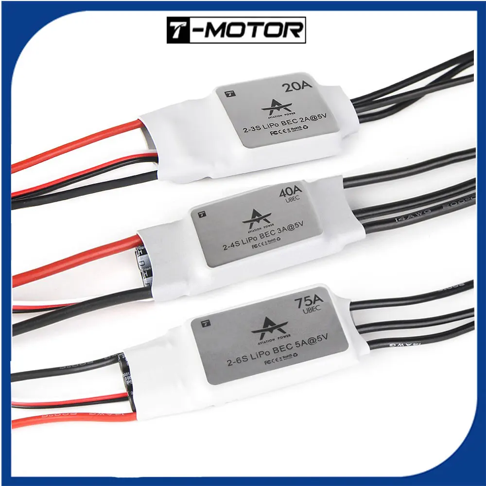 T-MOTOR w serii ESC esc t motor przy 12A 20A 30A 40A 40A 55A 75A AT115A bezszczotkowy ESC do latającego samolotu sterowanego radiowo