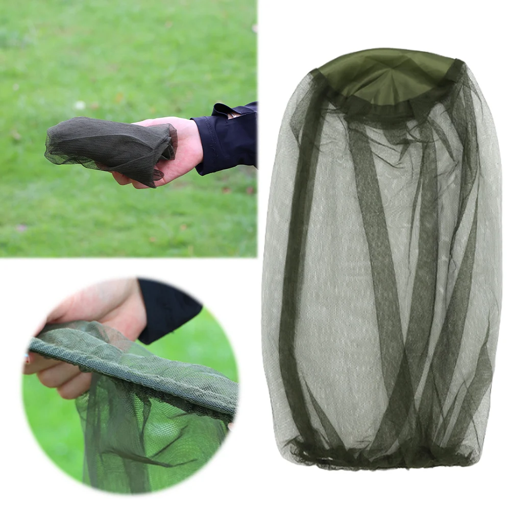 1/2 PCS Face Head Protector Breathable Midge Head Net Insect Gnat Head Cover Midge Net Hat Head Cover for Travel Outdoor Camping