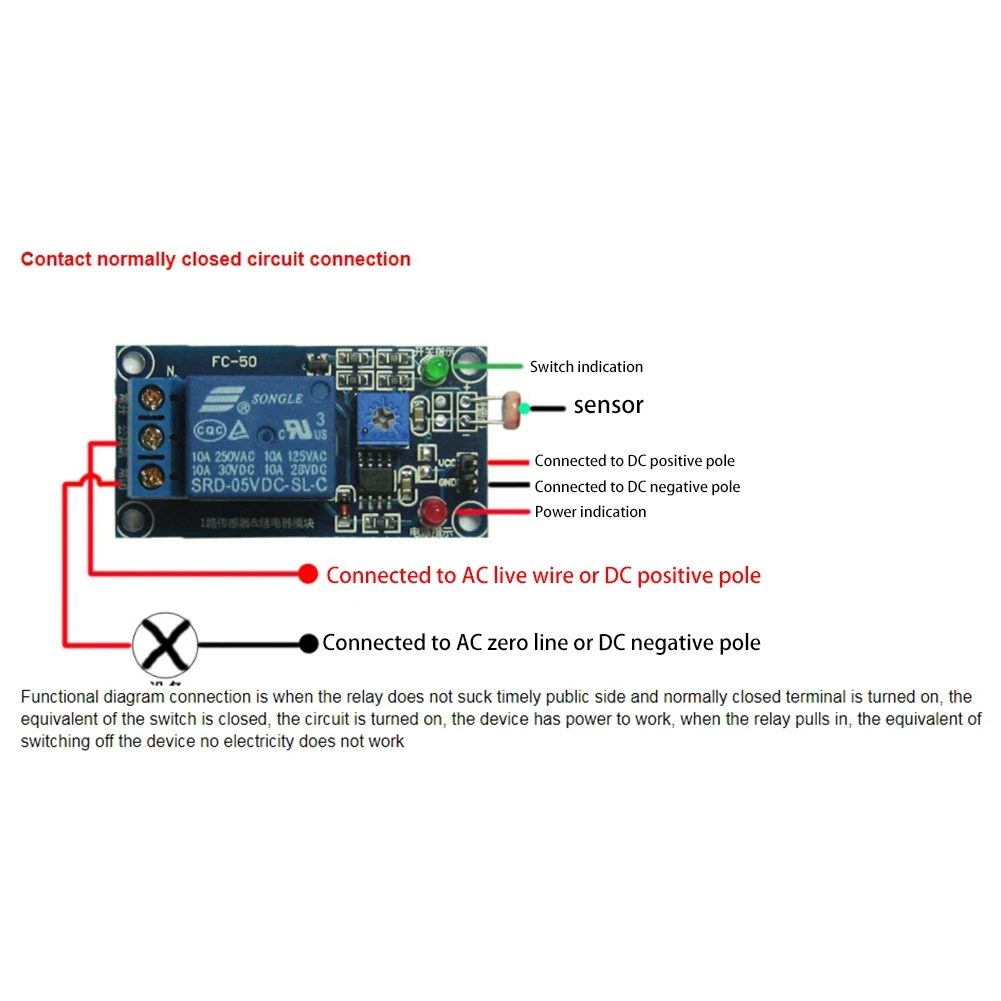 โมดูลตัวควบคุมความชื้นโมดูลสวิตช์รีเลย์โมดูลสวิตช์ควบคุมความชื้น DC5V T9
