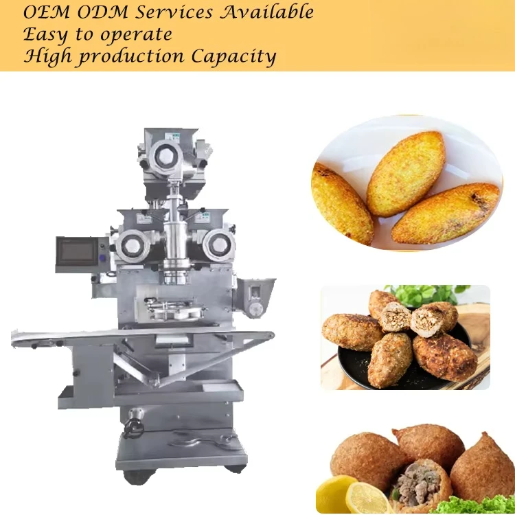 BNT198 Automatic Commercial Kibbeh Stuffing Machine for Arabic Kubba Making Machine Kuba Filled Food