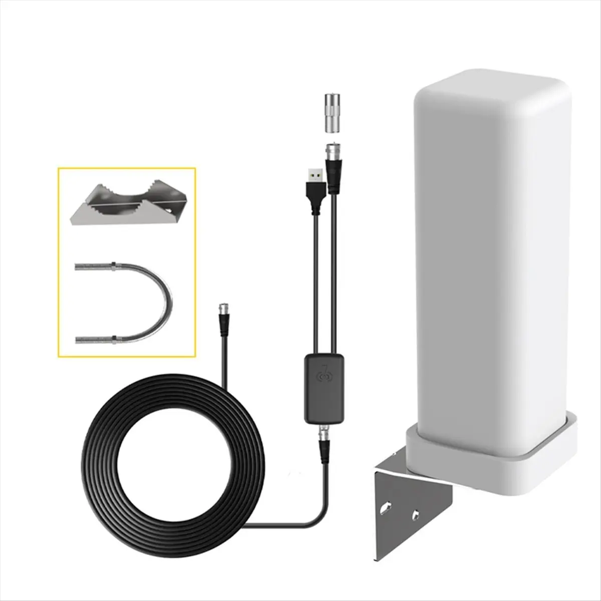 A10I 4K Digital TV Antenna 35dBi Outdoor Free HDTV Channel 6000 Miles Long Range Signal Amplifier for ATSC/DVB-T/DMB-T/ISDB-T view 4