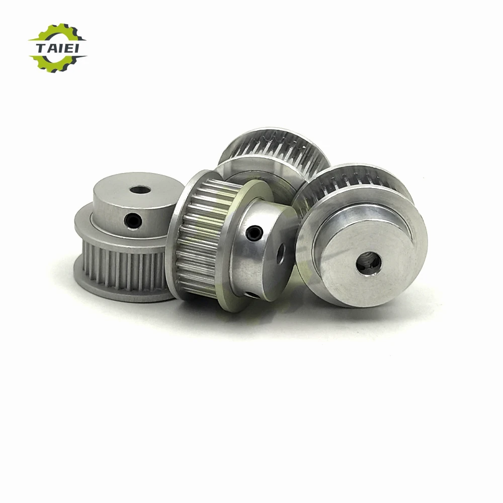 HTD 3M 26 27 28 30 Teeth Synchronous Pulley Keyway Bore 4/5/6/6.35/7/8/10/12/14mm For Belt Width 6/10/15mm 3M Timing wheel Gear