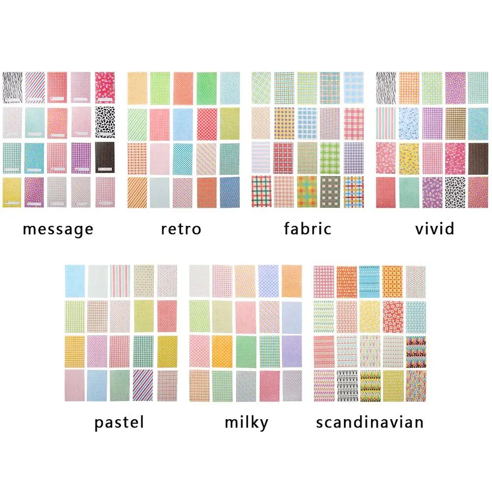 ملصقات إطار الصور لألبومات صور الأفلام المصغرة من إنستاكس ، ملصقات ورقية لتزيين المنزل ، تصنعها بنفسك ، 20 من ألبومات صور الأفلام المصغرة