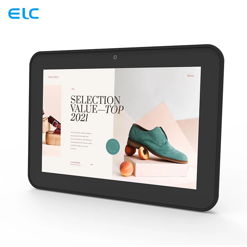 2024 Nuovo Design CE FCC Multifunzionale RK3288 Tablet Android Montaggio A Parete Display Segnaletica Digitale 2GB WiFi Poe Nfc Per Le Affari