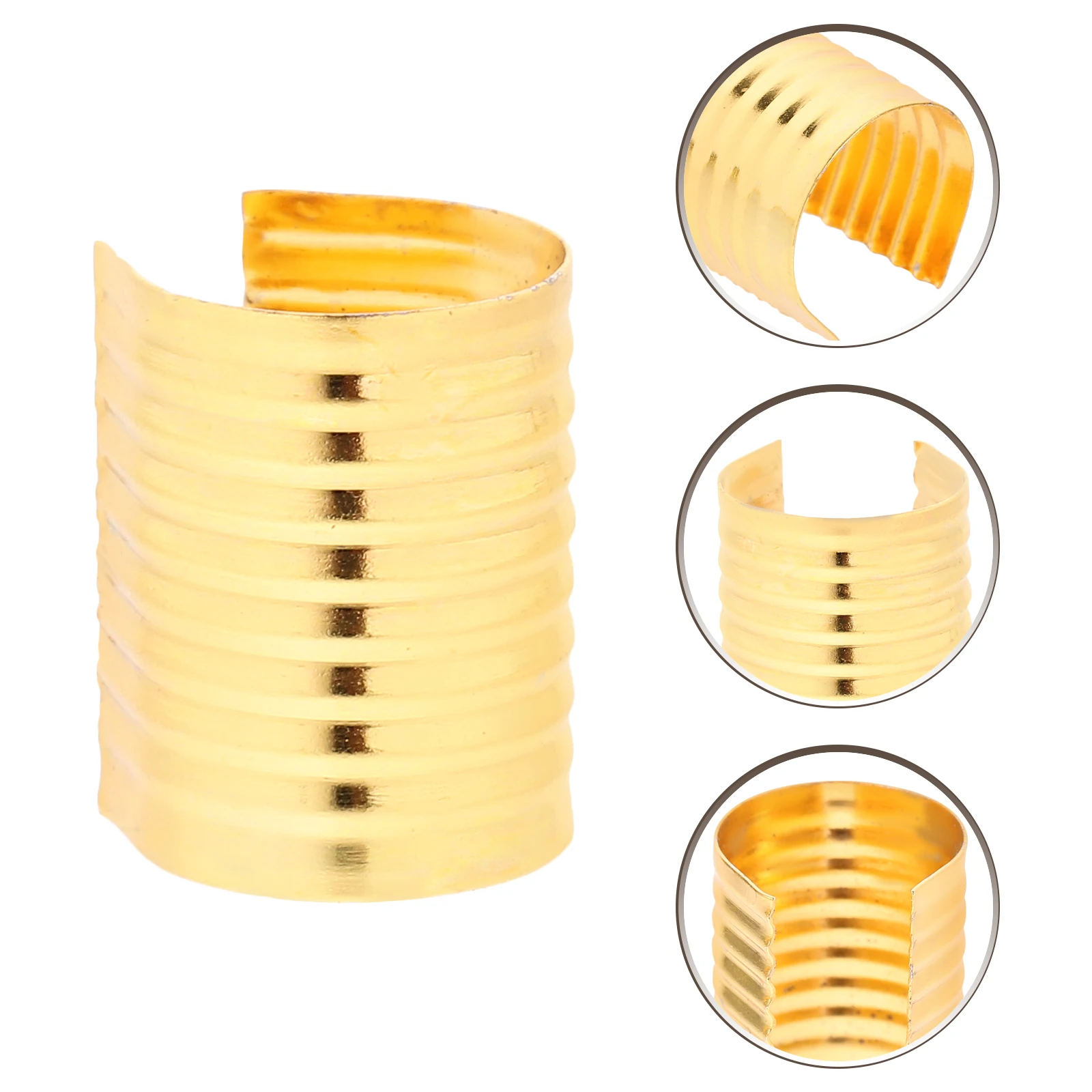 

100pcs Rope Clips Jewelry Making Cylindrical Fasteners Foldable Metal Crimp Durable Iron Cord Buckle For Necklace