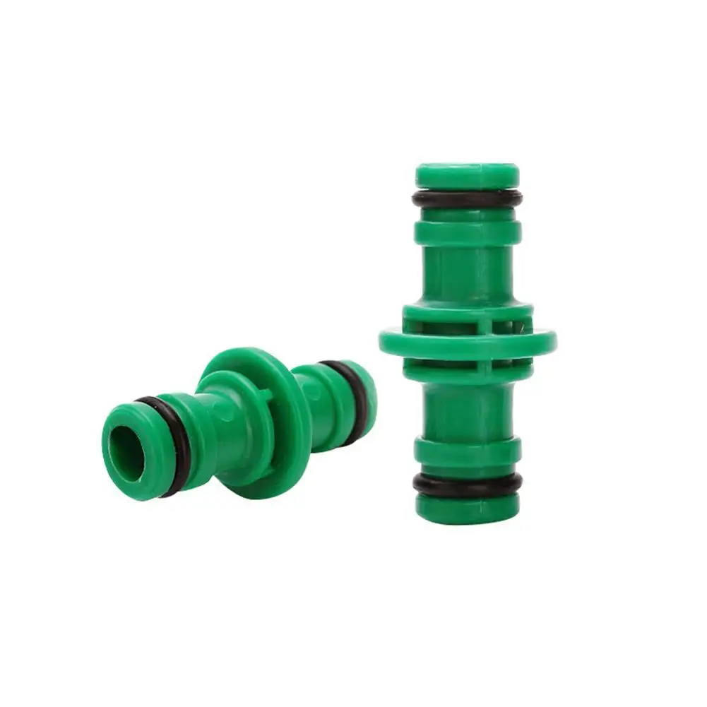 Universal Plastic Bidirectional Nipple Connector 4-Point Water Pipe Repair Quick Connect Extension Docking for Plumbing