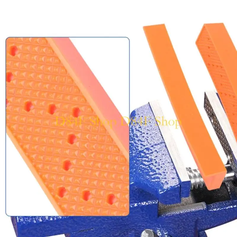 D84F Heavy Duty Vises Protectors With Nonslip Stripes To Improve Stability During Industrial And Home Workshop Use