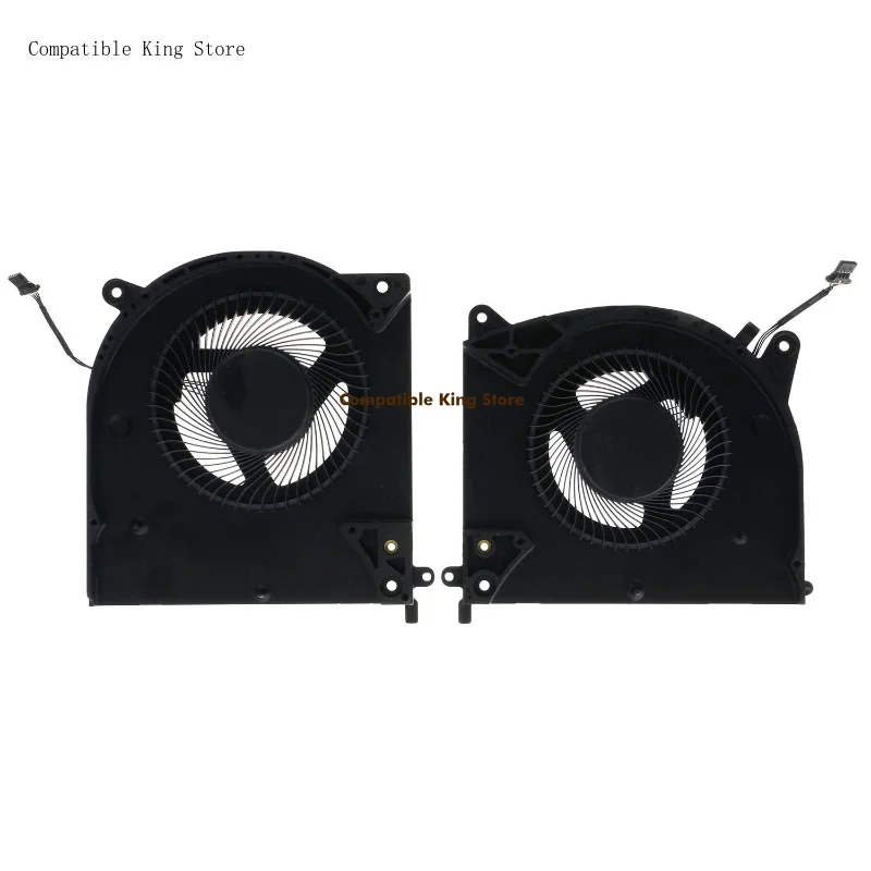 X CPU / GPU Cooling Fan for Dell Alienware M15 R2 N18E Gaming Laptop 0X9FRW DFSCK324162A2P DFS2013121H0T