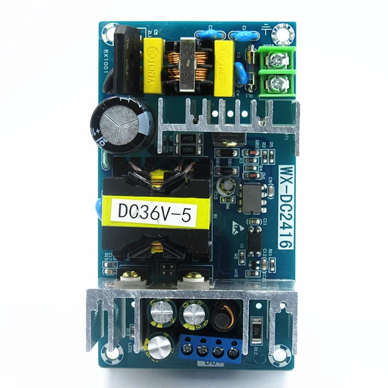 WX-DC2416 Módulo De Potência Industrial, Placa Nua De Alta Potência, Fonte De Alimentação De Comutação, 36V, 5A