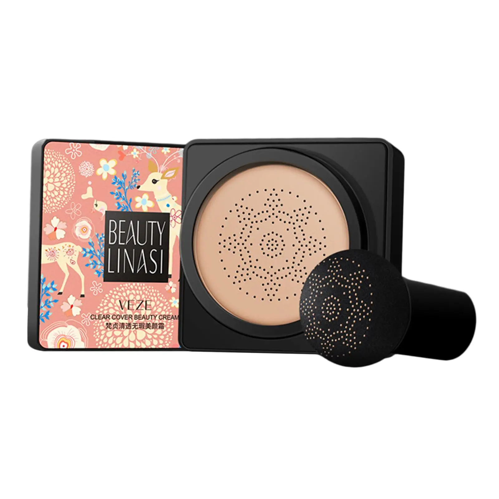 BB Cream Air Cushion Base hidratante corrector líquido Base de maquillaje acabado mate para cobertura Natural facial