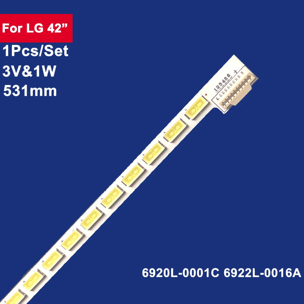 1Pc 531mm For LIG 42inch LED Backlight TV Strip 60Leds 3V&1W 42LS 6920L-0001C 6922L-0016A LCD TV LE42A700P3D LED42K560X3D