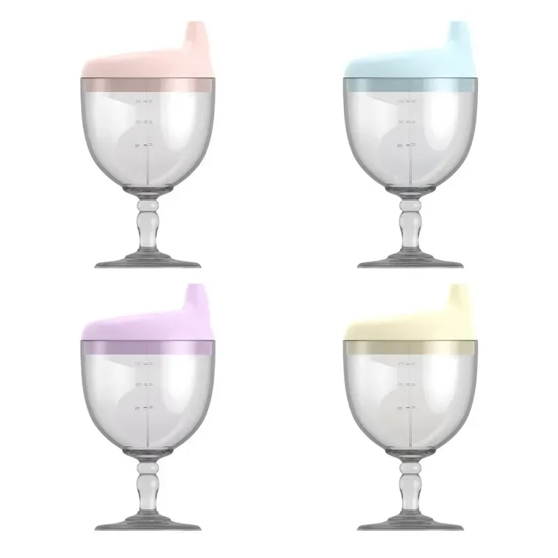 150ml Baby Infant Learning Drinking Bottles Creative Glass Shaped Kids Toldder Nursing Bottle Feeding Plastic Goblets