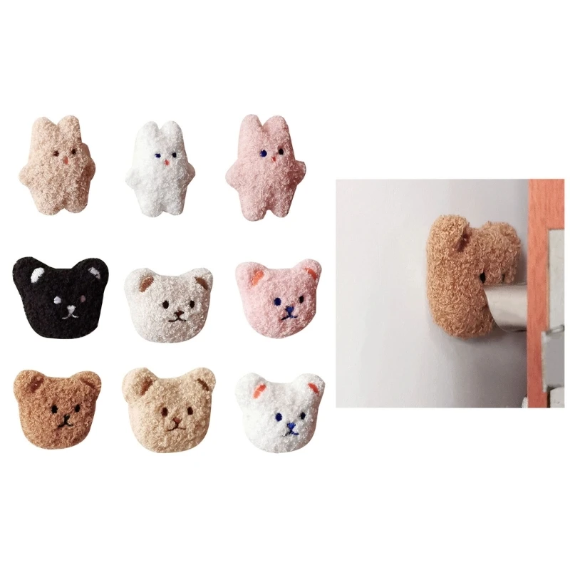 Korea Style Wall Shield Bear Rabbit Shapes Buffer Crash Pads Door Stoppers