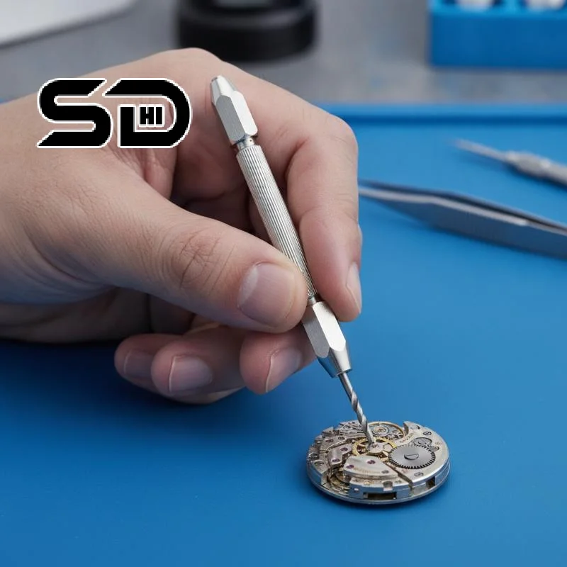 0.5-3.2mm Watchmaker Pin Vice Anti Rust Hexagonal Watch Tool For Jewelry Repair Home Carving Accessories