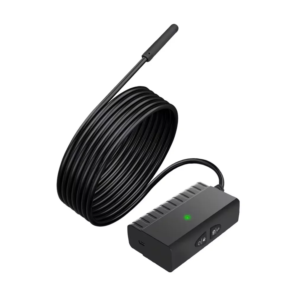 Dearsee-Câmera Endoscópio WiFi, HD 1200P, Câmera Endoscópica Automotiva, 6LED, Câmera Snake para IOS, Android, iPhone, 5,5mm