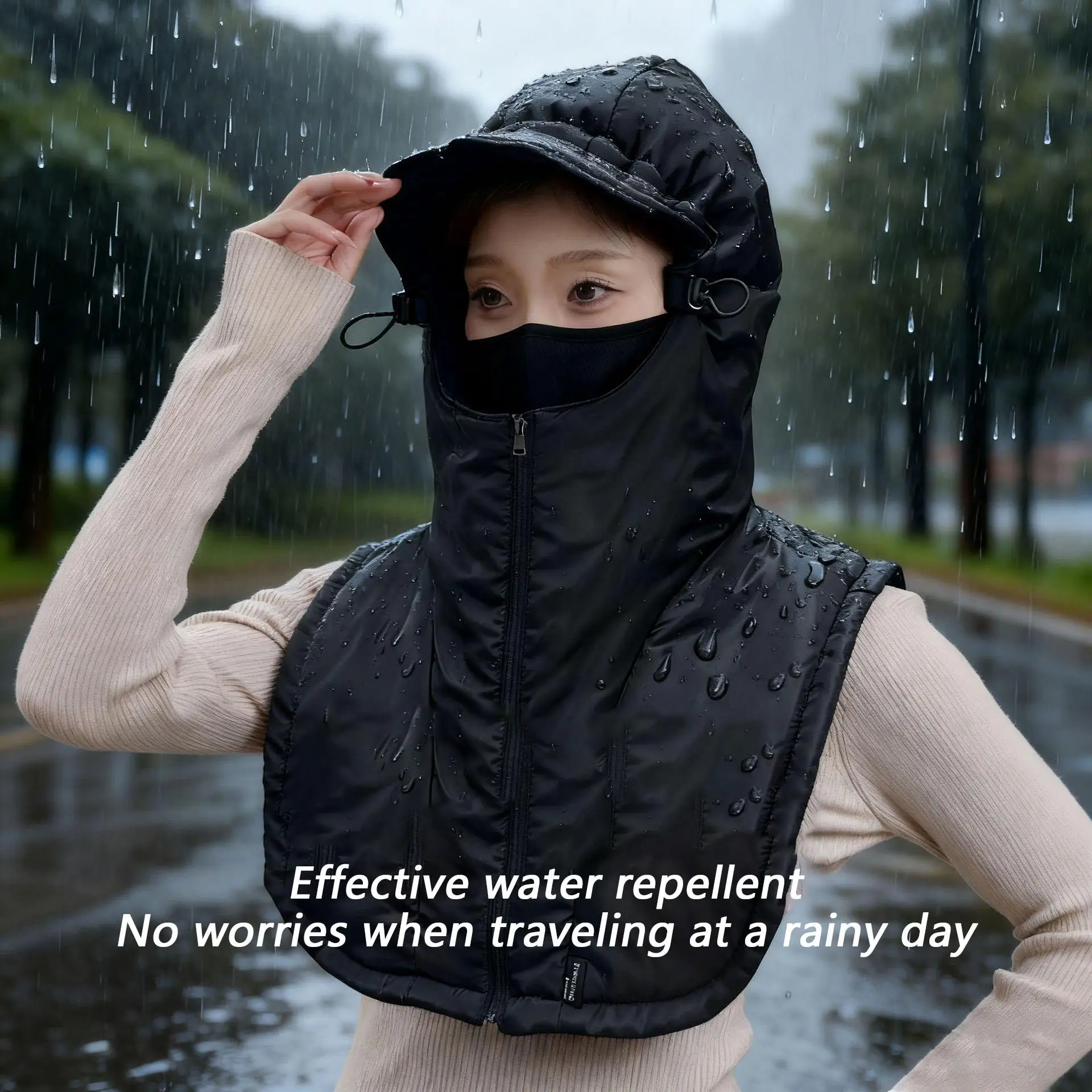 Winter Warm Motorcycle Scarf Cycling Hat Windproof Waterproof Collar Headwear Ski Motorbike Snowboarding Riding Sports Neck Warm