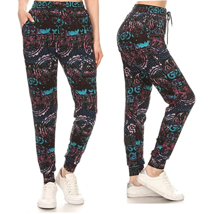 Ladies Trousers Printed Home Yoga Stretch Women's Trousers Women's Trousers