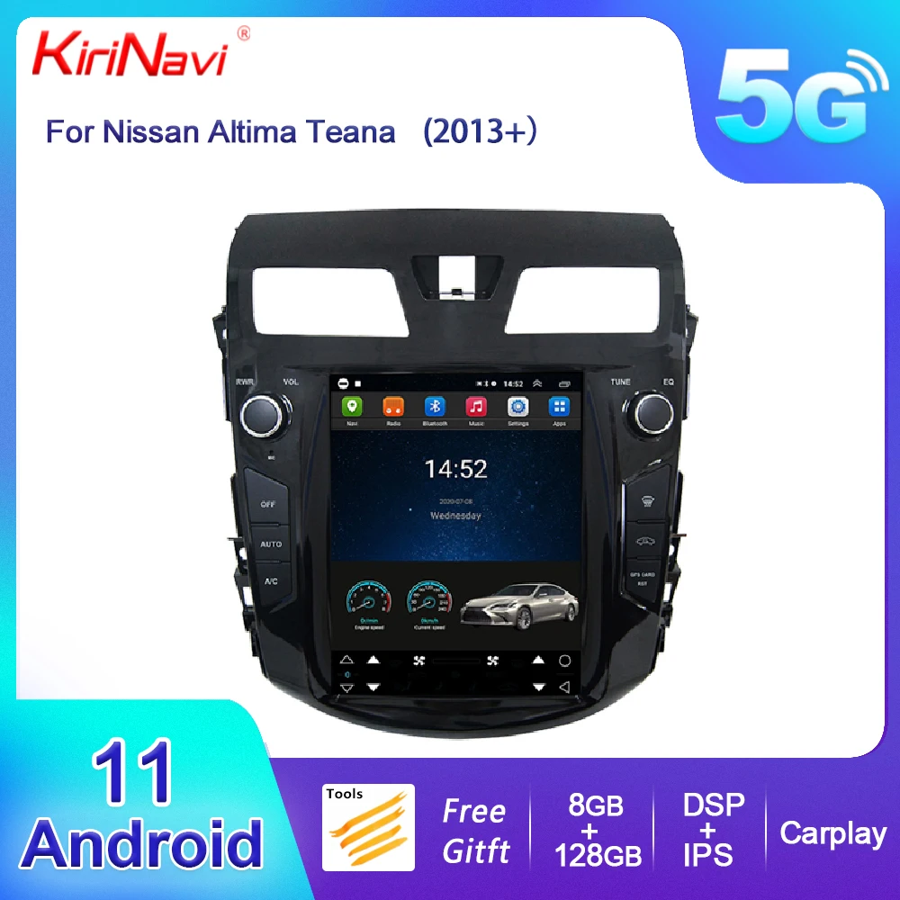 

KiriNavi Vertical Screen Tesla Style Android 13 For Nissan Altima Teana Auto Radio GPS Navigation Car DVD Multimedia Player