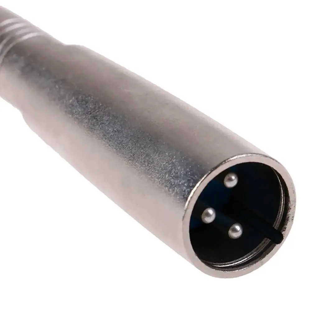 1Pcs AUX Jack Mic Speaker Converter 6.35/6.5mm Mono Female Cable Connector Plug XLR Male to 1/4