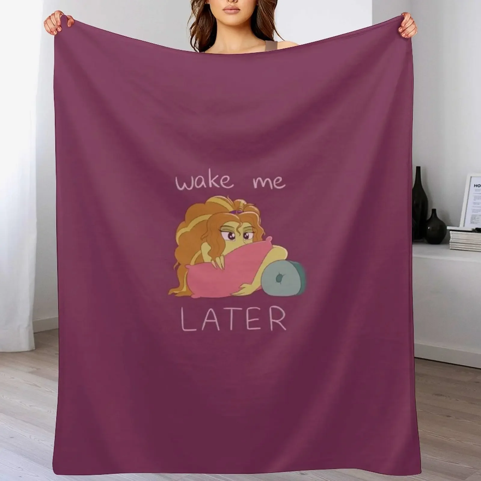 

Sleepy Adagio Dazzle Throw Blanket Soft Cozy Blanket for Pet Kids Adults