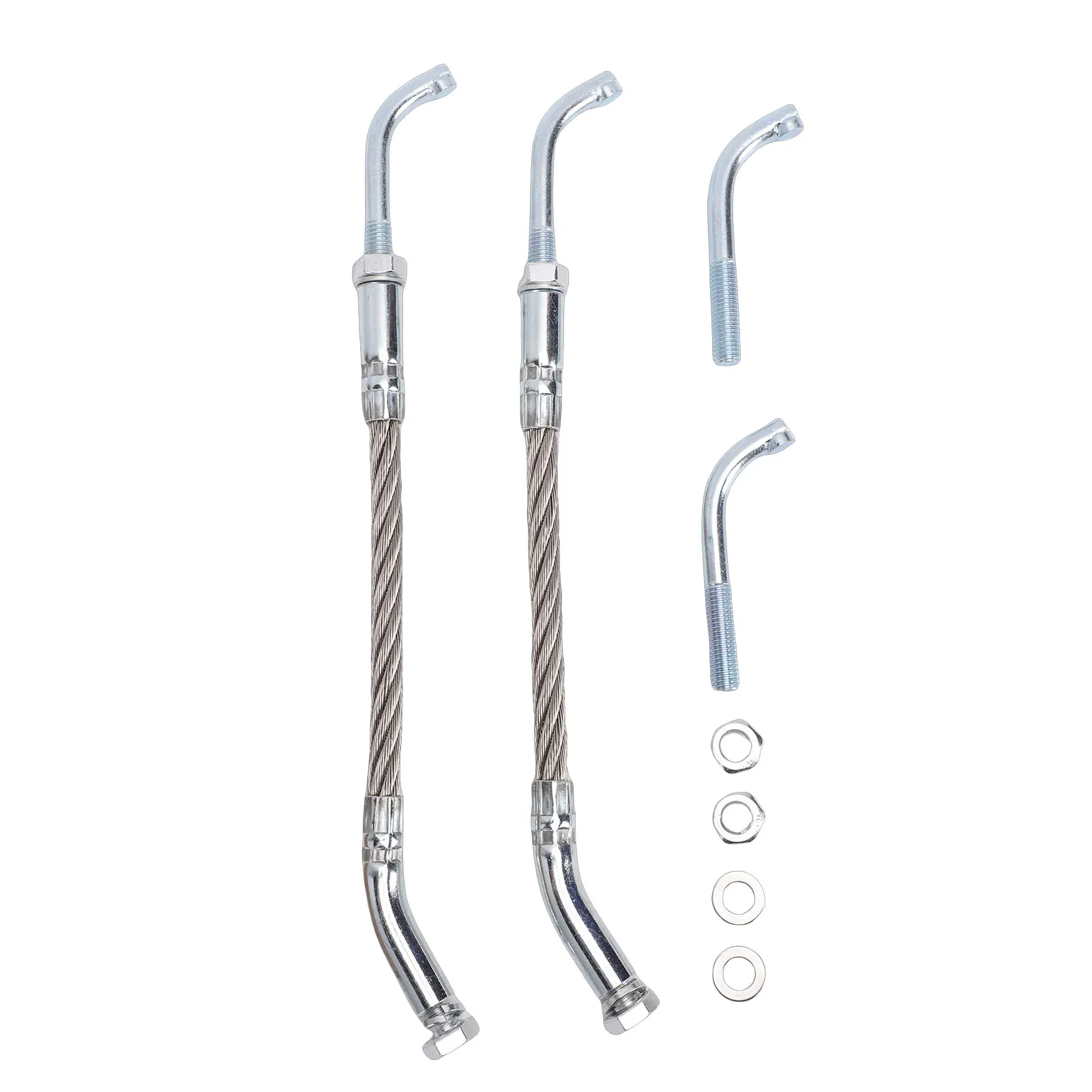 

2PCS Snowmobile Ice Scratchers Kit for Snowmobiles with Reverse Non Reverse Gear Track Heights 2-1/2in