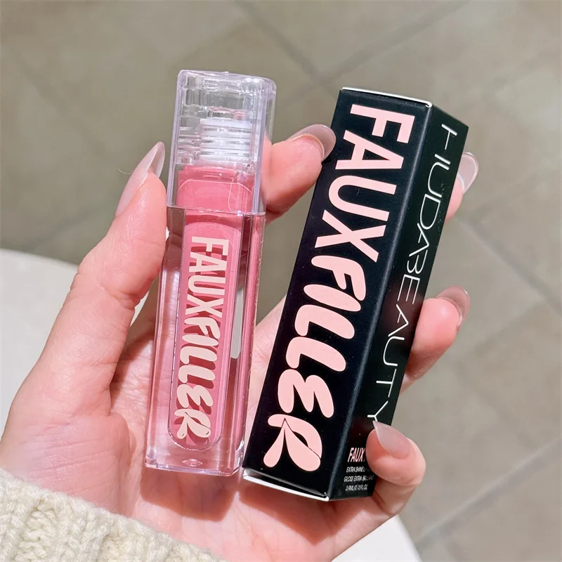 HudaBeauty Faux Filler Glansrijke Niet-Kleverige Lipgloss Hydraterende Kristalheldere Lip Olie Volumegevende Hydraterende Getinte Lipstick Make-up