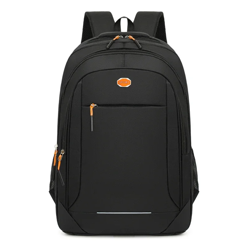 Unisex leisure sports backpack travel bag with zipper closure, suitable for schools and gyms