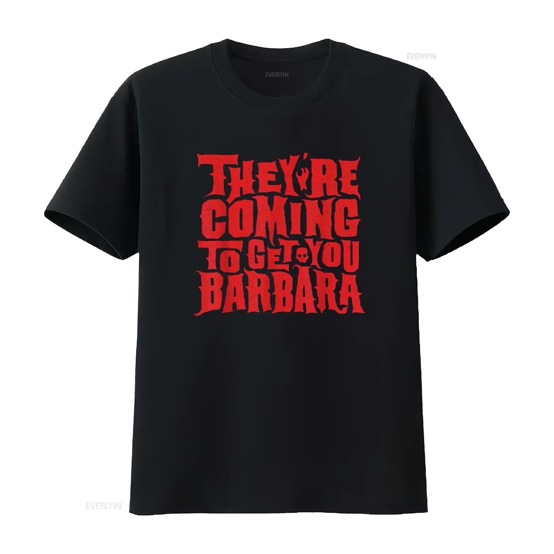 Mens They Re Coming To Get You Barbara T Shirt White Medium vintage Washed graphic Stylish Top For Everyday Wear Slightly